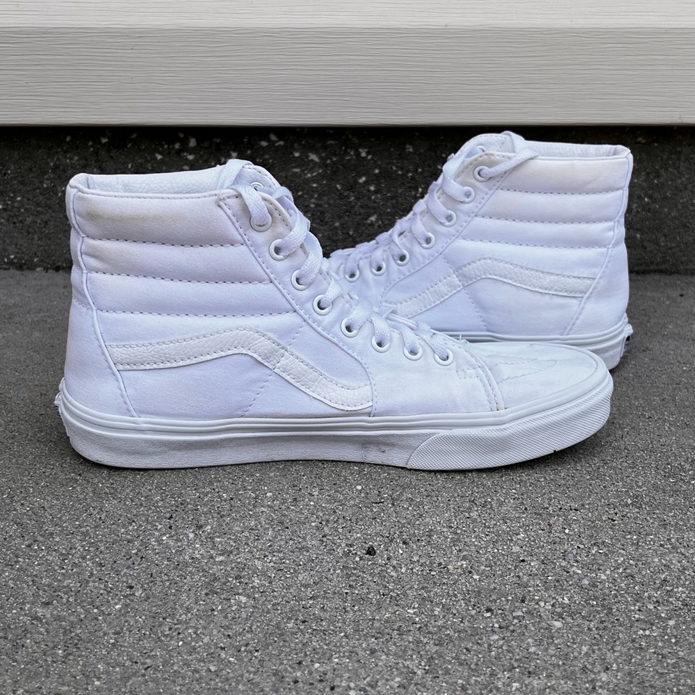 Vans True White Canvas Sk8-Hi